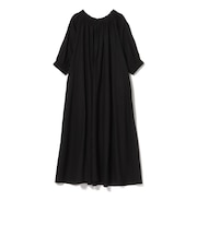 麻混 オフショルダー ワンピース