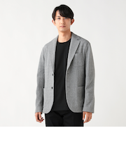 メランジニット ジャケット