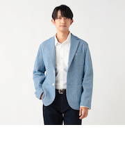 メランジニット ジャケット