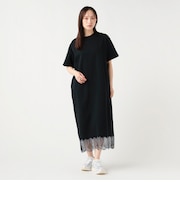 裾 スカラレース ワンピース