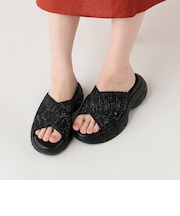 クロス ニット サンダル