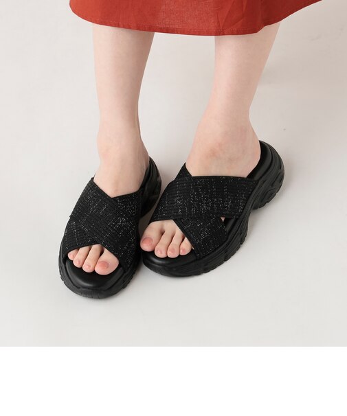 クロス ニット サンダル