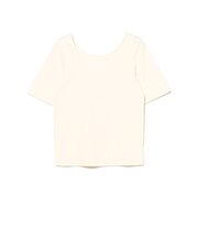 メタルチャーム スクエアネック Tシャツ