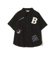 ロゴ 刺繍 シャツ