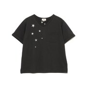 星 刺繍 Tシャツ