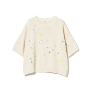 カラー ペイント ニット