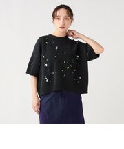 カラー ペイント ニット