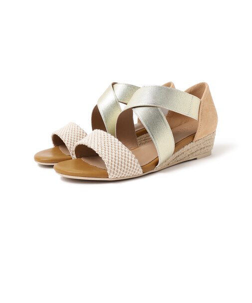 クロスベルト ジュート サンダル