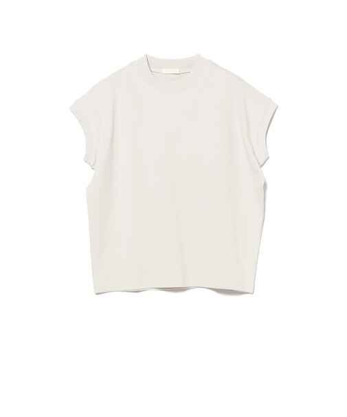 ハイネック フレンチスリーブ プルオーバー