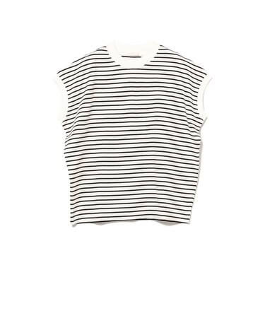 ハイネック フレンチスリーブ プルオーバー