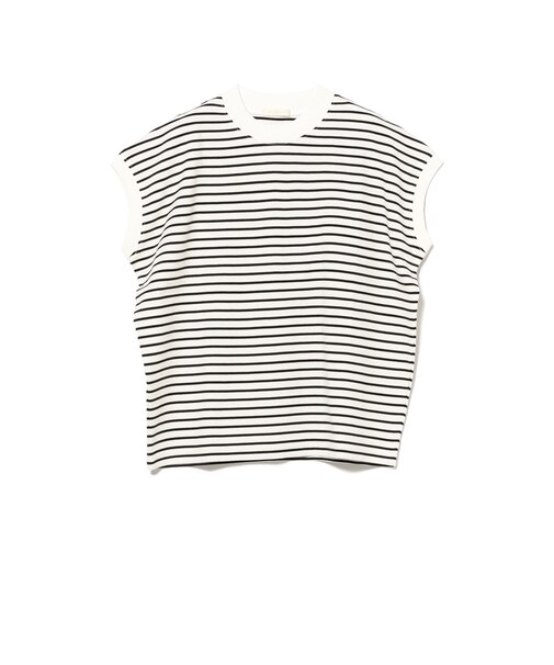 ハイネック フレンチスリーブ プルオーバー