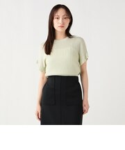 袖フリルニット プルオーバー