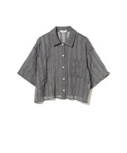 シアー チェック レギュラー シャツ