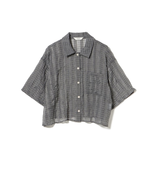 シアー チェック レギュラー シャツ