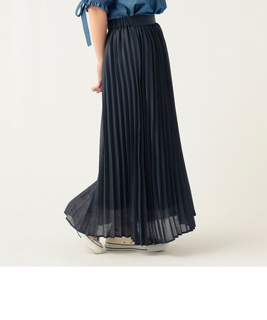 シアー プリーツ スカート