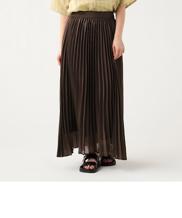 シアー プリーツ スカート