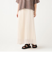 シアー プリーツ スカート