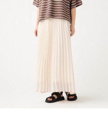 シアー プリーツ スカート