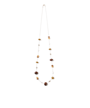 マルチストーン ロング ネックレス