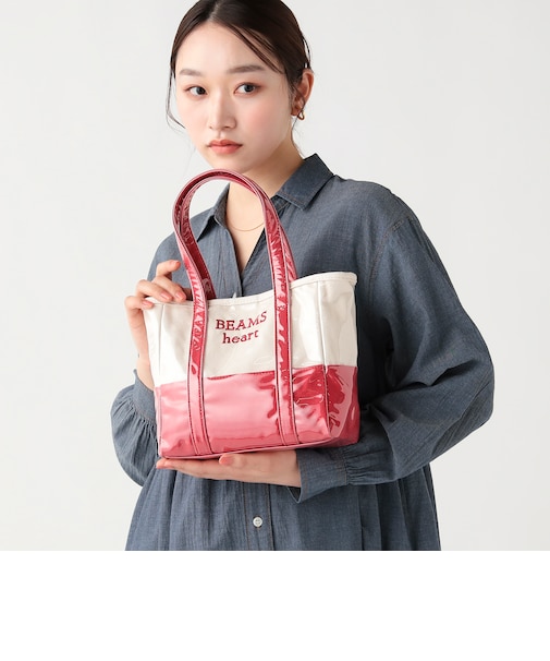 キャンバス ビニール トートバッグ