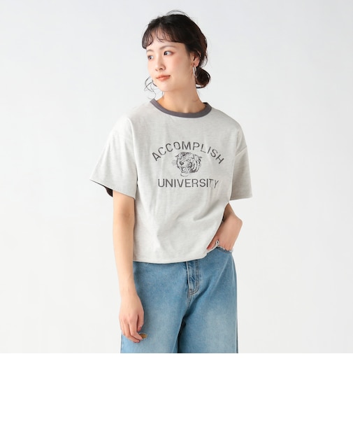 リバーシブル プリント Tシャツ