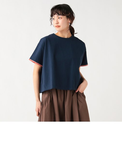 ブランケット 刺繍 プルオーバー