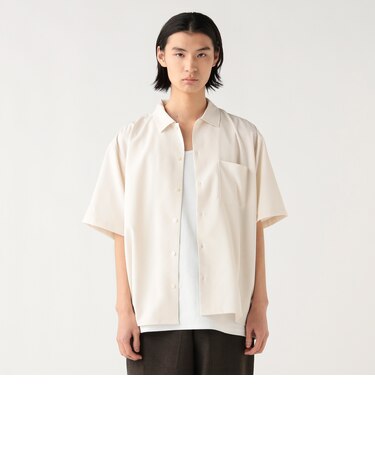 麻混 ショートスリーブ シャツ