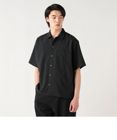 麻混 ショートスリーブ シャツ