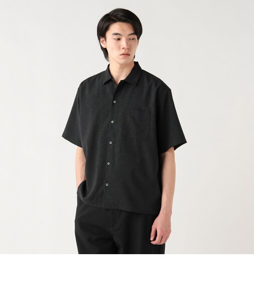 麻混 ショートスリーブ シャツ