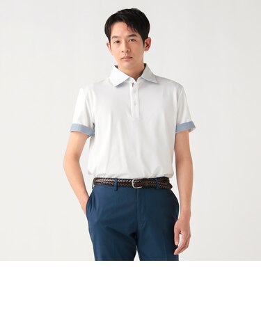 COOLMAX(R) 鹿の子 ワイドカラー ポロシャツ 26SS(吸水速乾)