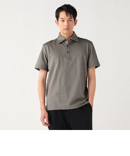 COOLMAX(R) 鹿の子 ワイドカラー ポロシャツ 26SS(吸水速乾)