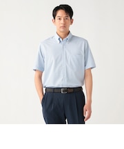 トリコット イージーケア ショートスリーブ ボタンダウンシャツ