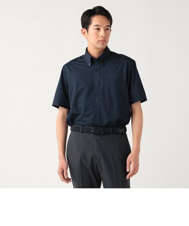 ツイル イージーケア ショートスリーブ ボタンダウンシャツ