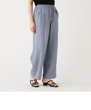 バックサテン ドロスト パンツ