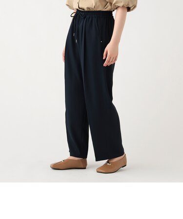 バックサテン ドロスト パンツ