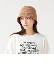 かぎ針編み風 クローシュ ハット