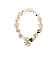 ハートロゴ ハートチェーン ブレスレット