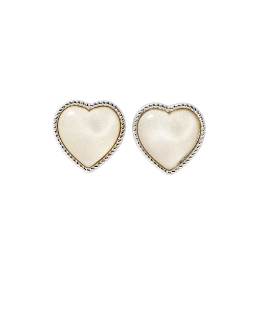 ぷっくり ハートピアス