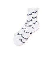 BEAMS HEART 斜めロゴ ソックス