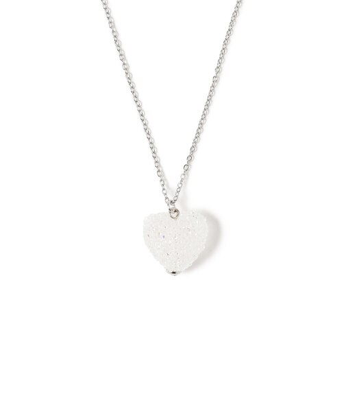 粒ハート ネックレス