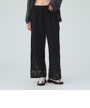 INDIA レースワイド パンツ（セットアップ対応）