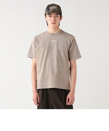 メタリックプリント ワンポイントTシャツ