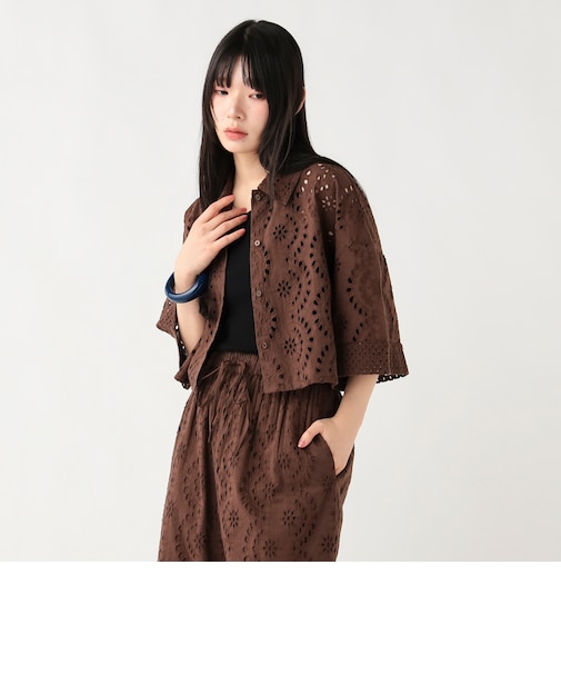 INDIAレース シャツ