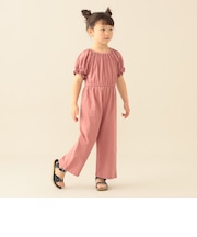 パフスリーブ オールインワン 2026SS（90～140cm）お出かけ 夏休み