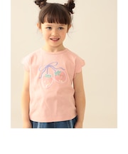 イチゴ スカラップ Tシャツ 2026SS (90～150cm) 通園 通学 定番 プチプラ
