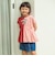 ツートン ギャザー Tシャツ 2026SS (90～140cm) 子供服 夏物 プチプラ