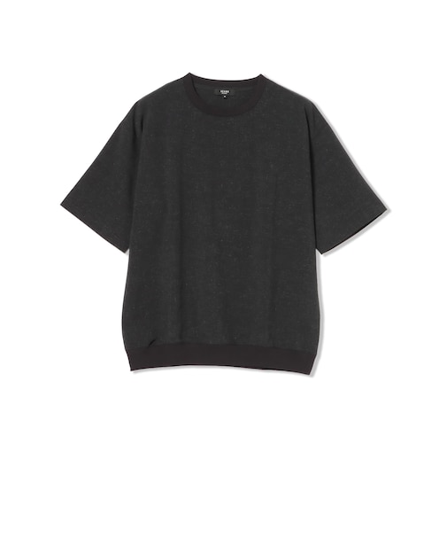 麻混 メランジ 布帛 Tシャツ