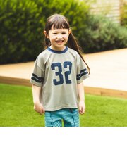 ナンバリング メッシュ Tシャツ 2026SS (90～140cm) 子供服 夏物 キッズ プチプラ 人気 スポーティ