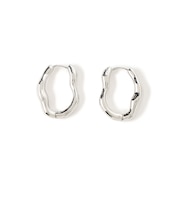 ニュアンス ライン フープ ピアス