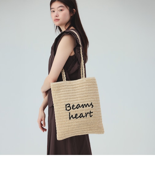 ぺーパー ロゴ 刺繍 トートバッグ